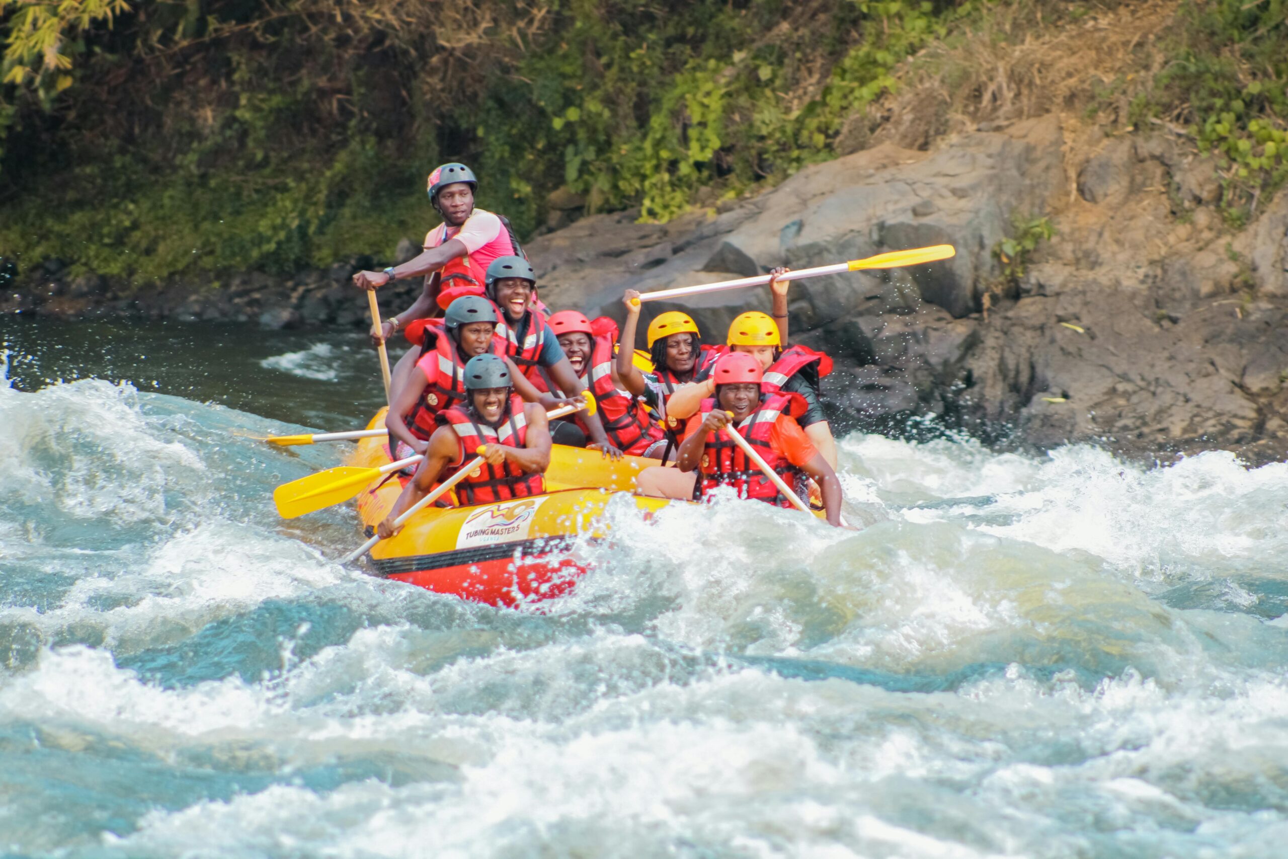 Rafting on the River Nile, Uganda